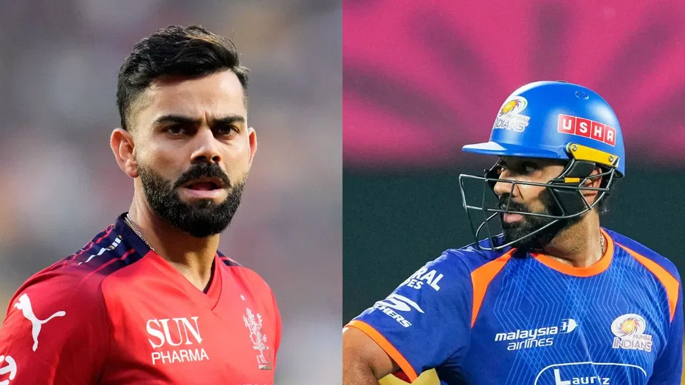 Rohit vs Virat in MI-RCB news